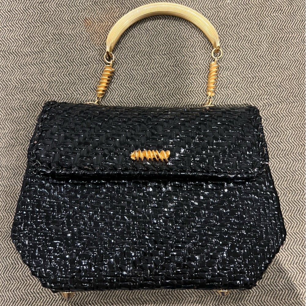 Vintage 1990s Fendi fusilli woven handbag